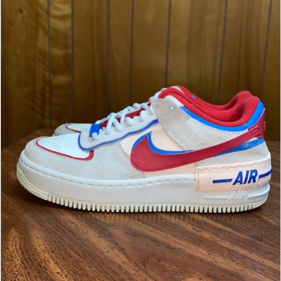 Nike Shoes - NIKE AF1 Shadow Sail Royal Red size 8WM